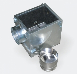 Fitlr - fitrační skříň k ventilátoru 550 BEF s klapkou