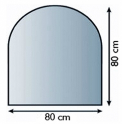 Sklo pod krbová kamna 21.02.897.2 LIENBACHER 8mm  